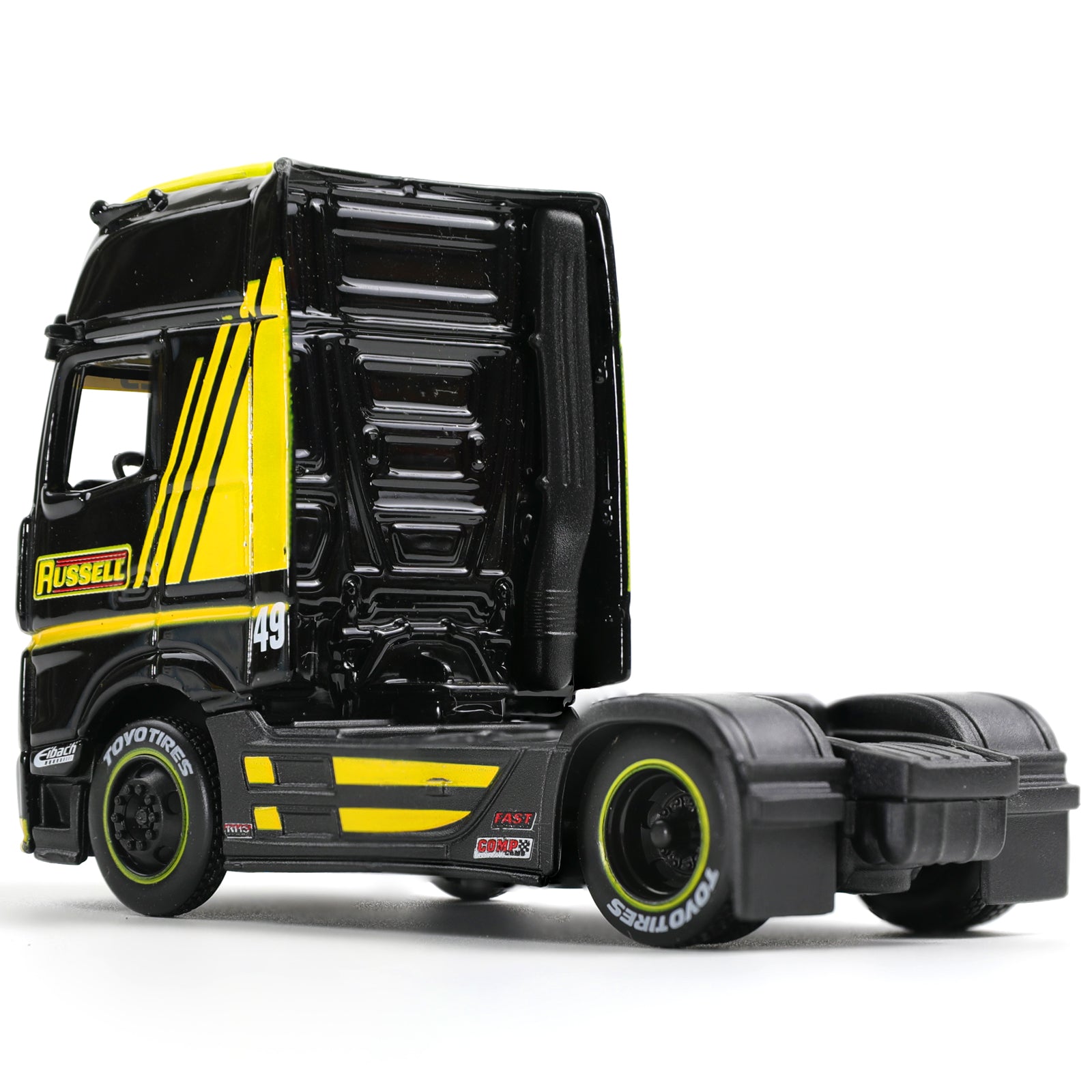 1:64 Die-cast Mercedes-Benz Actros 1851 Container Semi Truck Scale Model, MAISTO