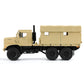 1:64 Diecast USMC MTVR MK23 Medium Tactical Vehicle Military Truck Scale Model, Desert Camouflage,7-Ton Cargo Truck Replica