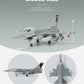 NUOTIE F-16 Fighting Falcon model with dimensions, top view and stand included