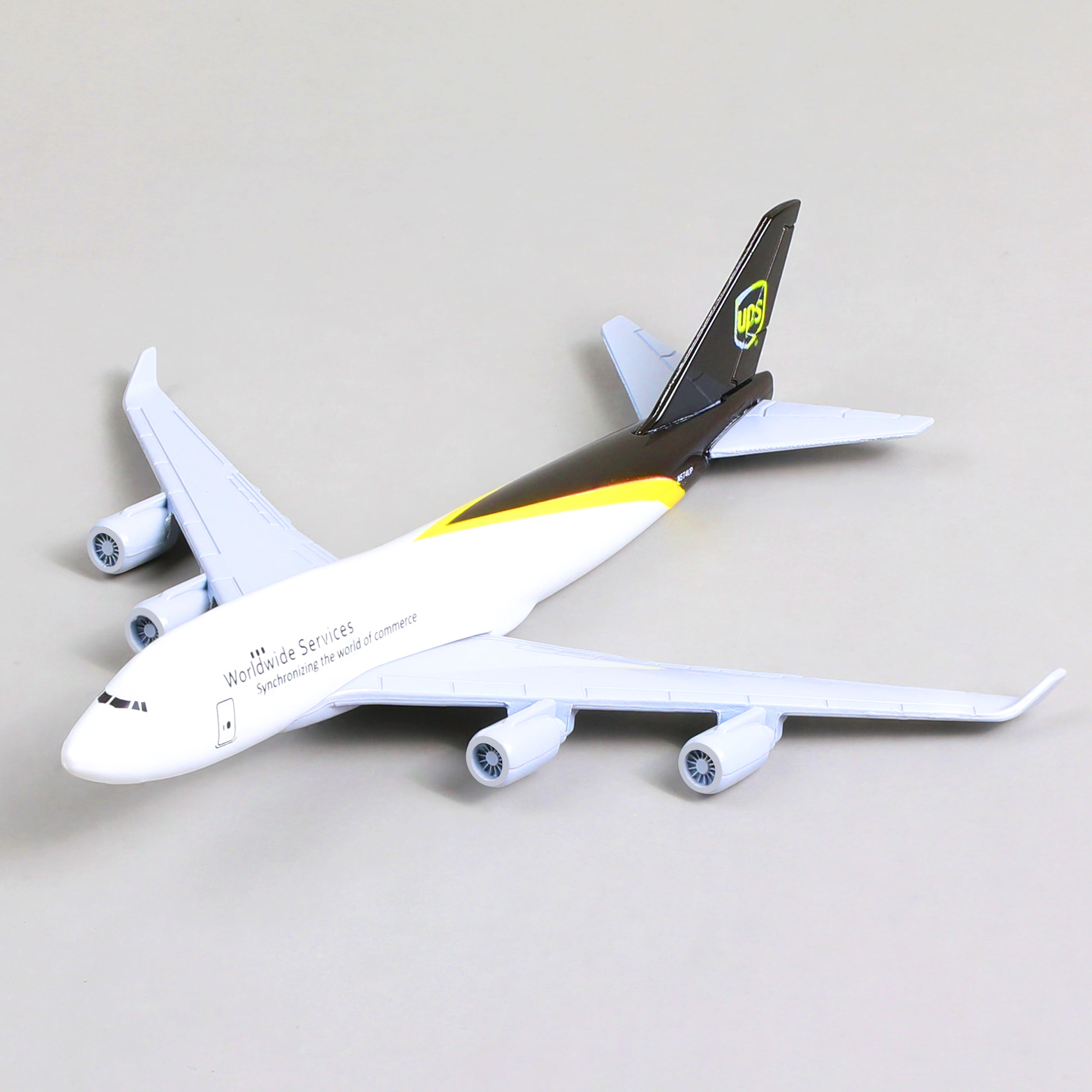 1:400 Boeing 747 UPS Cargo Plane Diecast Model | Finished Metal Jumbo Jet Static by QIYUMOKE