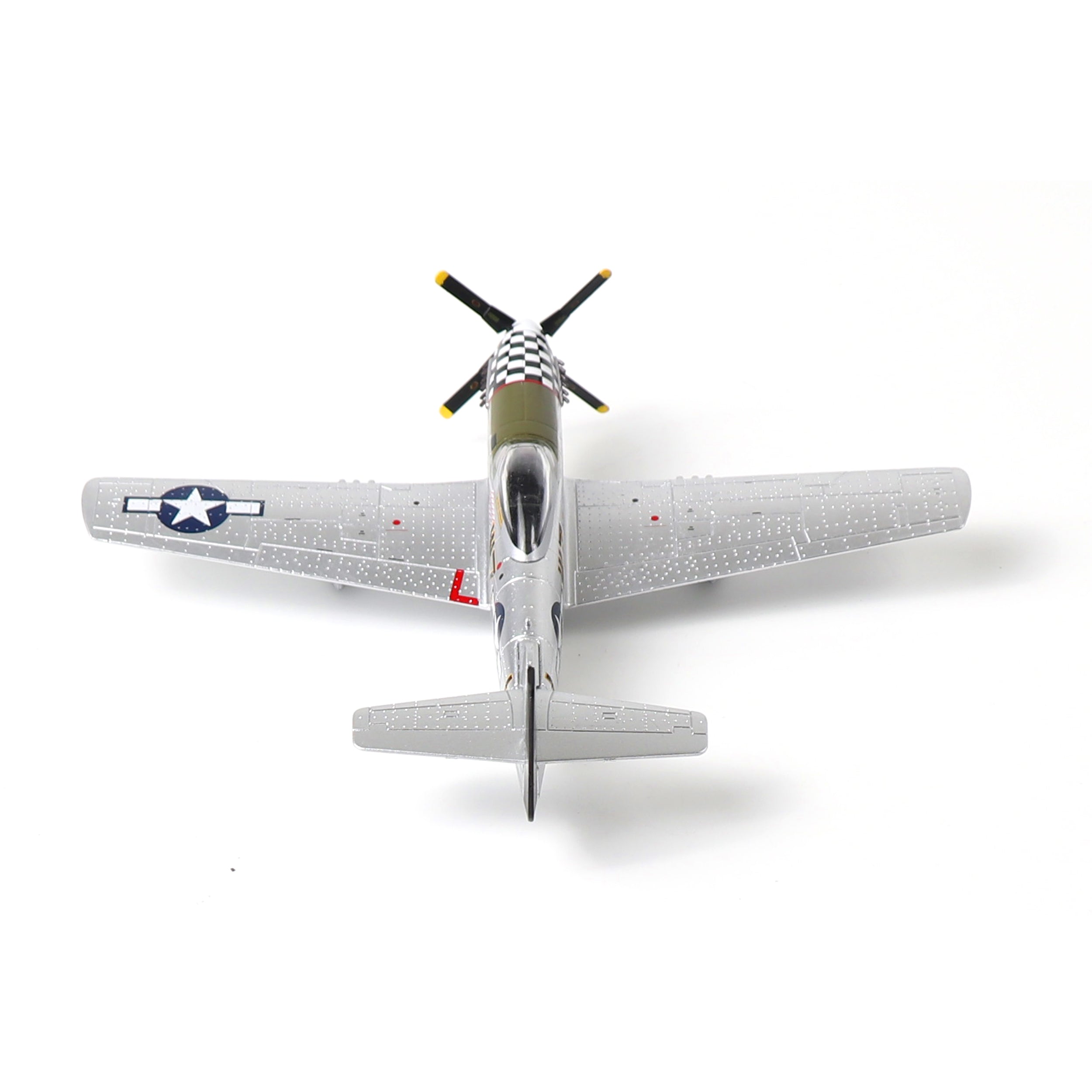 1/72 Scale P-51D Mustang Diecast Metal Model - WWII US Fighter "Big Beautiful Doll" By AF1