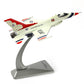 1/100 F-16C Thunderbird Fighter Model Metal DieCast Aircraft Jet Kit Fighter Plane Model Military Airplane for Collection and Gift