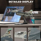 NUOTIE F-16 Fighting Falcon diecast model with detailed tail painting and transparent canopy on display