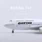 1/160 Boeing 747 17 inchs Large Model Diecast Airplane Model Kits with Stand Airlines Model Plane Display Collectible for Aviation Enthusiast Gift