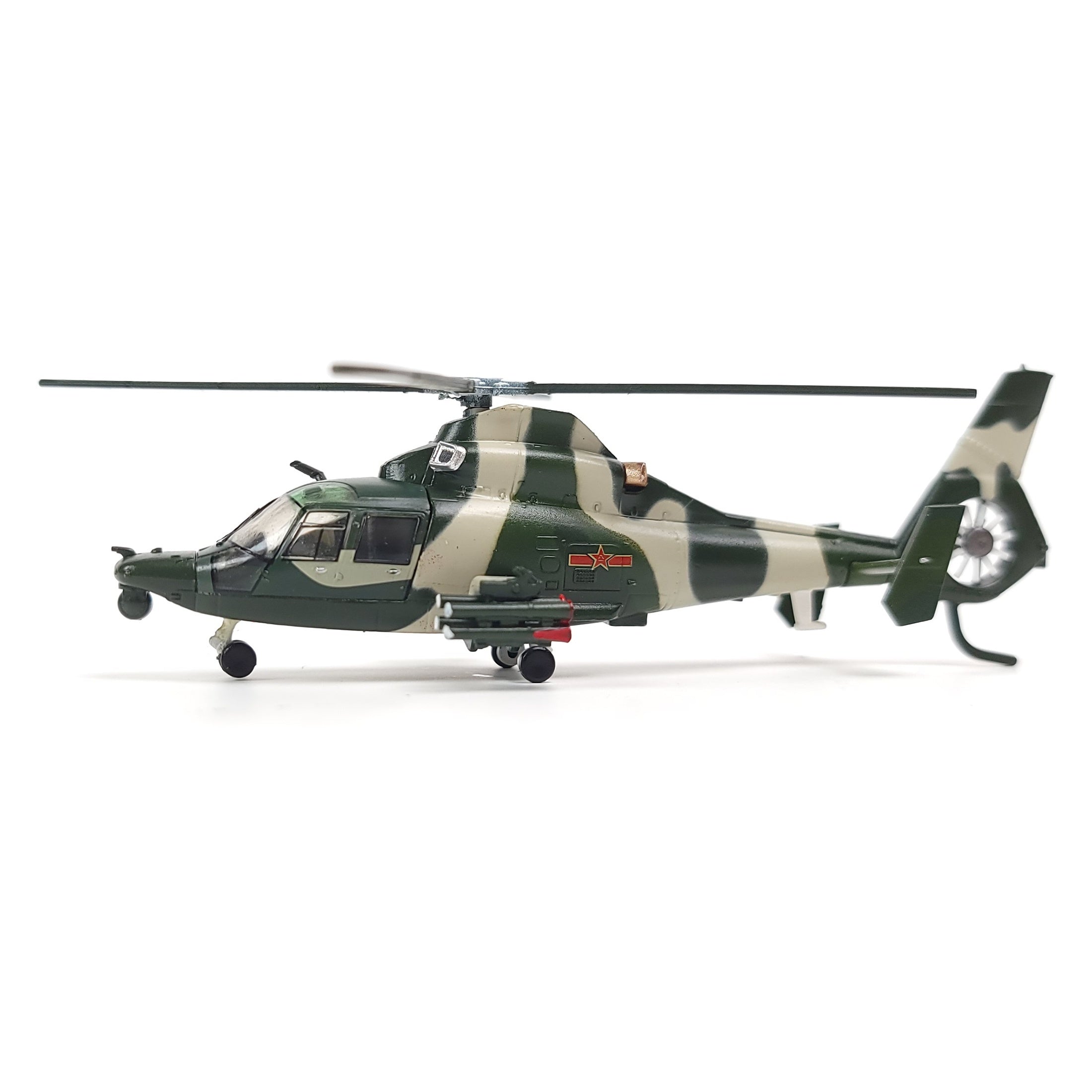 1/100 Scale SA365N/N1 Dolphin Diecast Metal Model - Z9 Armed Helicopter Gunship