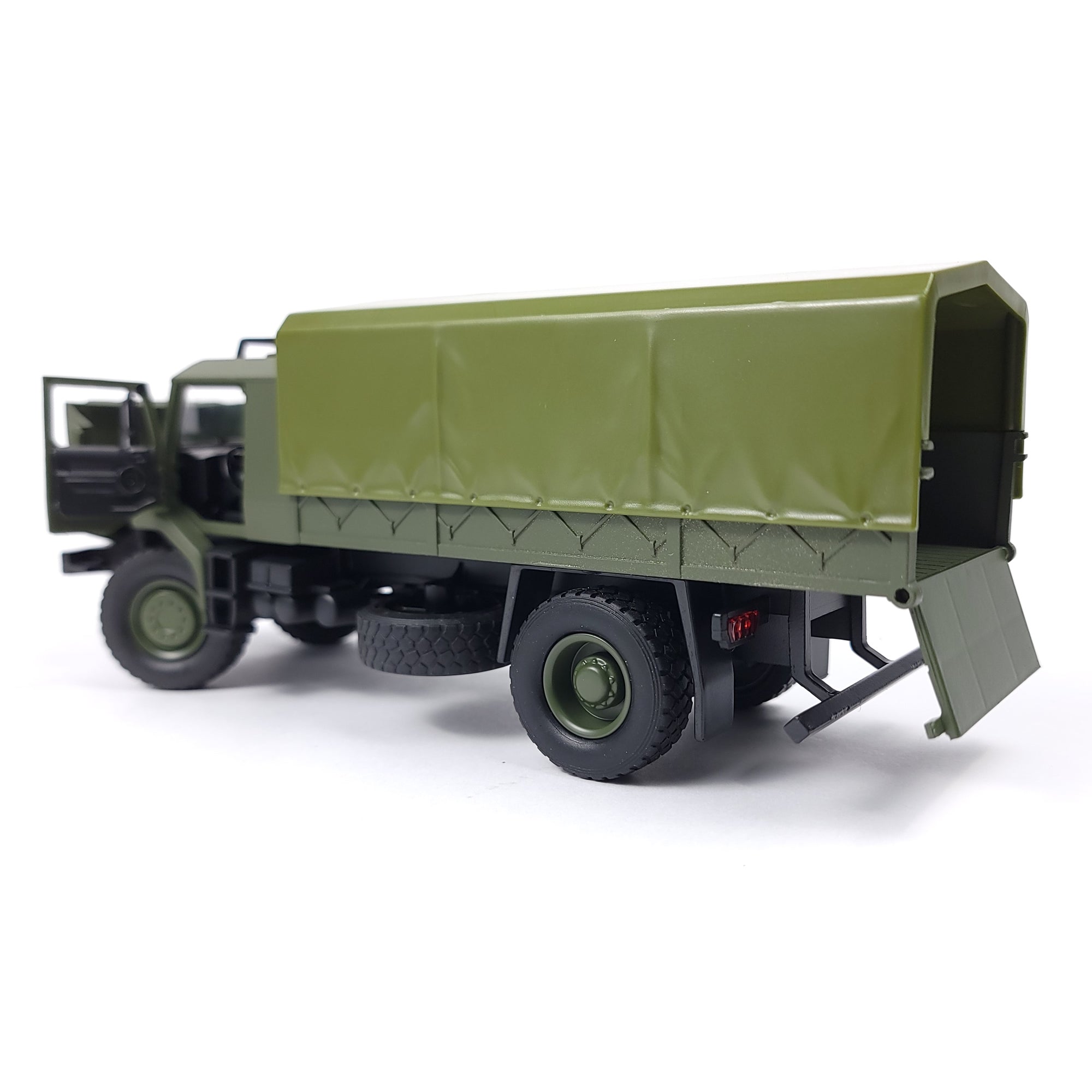 1:36 Die-cast Armored Military Truck Tactical Vehicle Scale Model