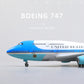 1/160 Boeing 747-200B VC-25A Airforce One 17 inchs Large Model Diecast Airplane Model Kits with Stand Airlines Model Plane Display Collectible for Adult