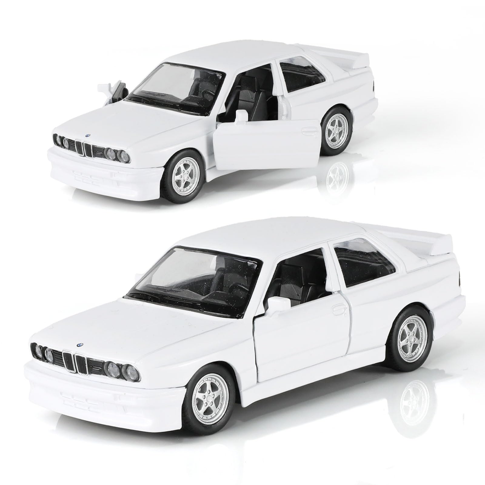 1:36 BMW M3 Diecast Metal Model Car - Pull Back Toy Vehicle, Classic Sports Car Replica for Collectors