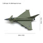 NUOTIE 1/100 Scale Aircraft Model Kit, Eurofighter Typhoon EF-2000 RAF Fighter Model Military-Themed Metal Die-cast Model Airplane, Adult Aircraft Model Kit