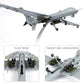 Air Force One MQ-9 Reaper drone model in takeoff and landing mode, detailed view of underside.