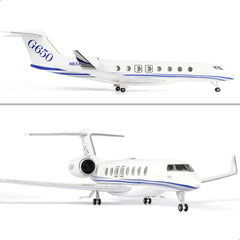 1/67 Gulfstream G650 Private Business Jet Resin Model with Stand (Large Scale)