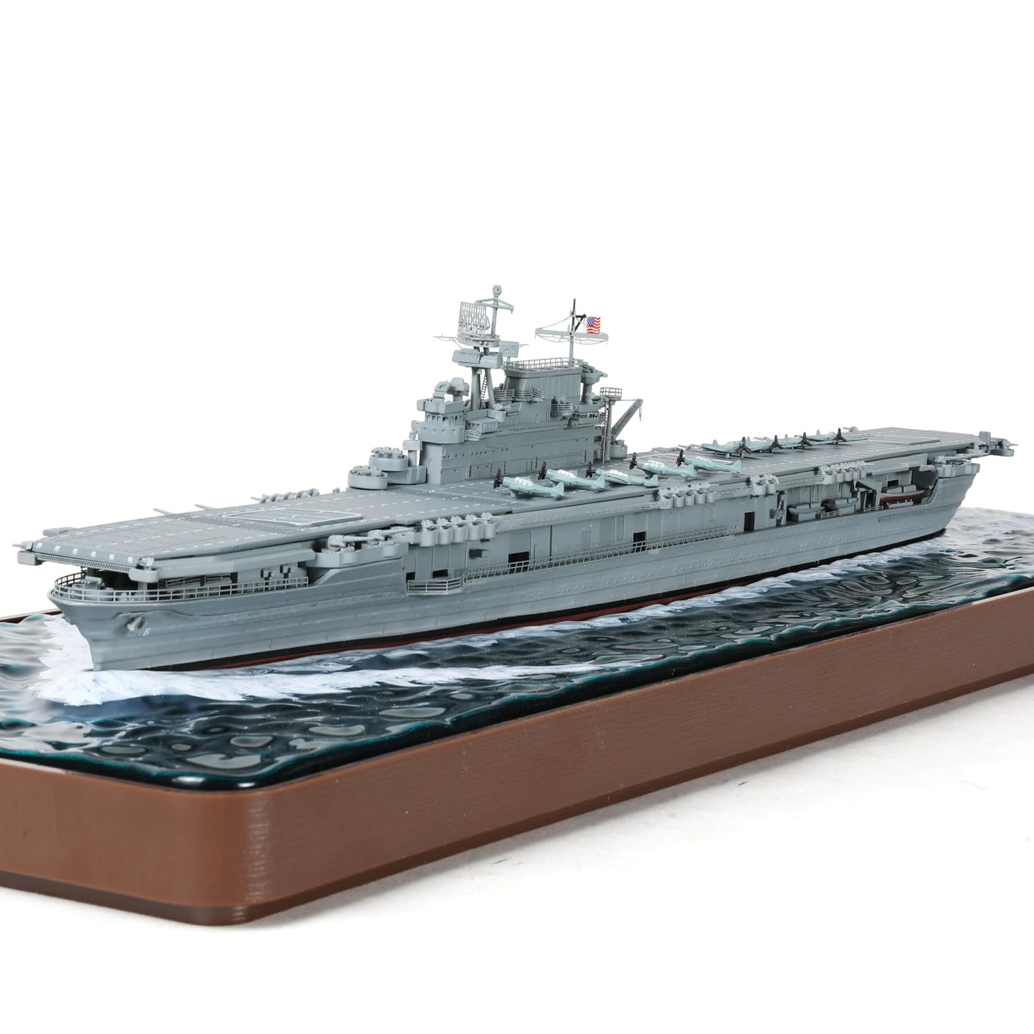 1/700 Die-cast WWII U.S.S. Enterprise CV-6 Aircraft Carrier Scale Mode