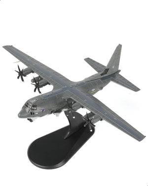 1/200 AC-130J Ghostrider Gunship Model Diecast Metal Airplane, 7.95" Wingspan Specialized Ground Attack Aircraft Detailed Military Propeller Plane Ideal Collectible Gift for Aviation Fans
