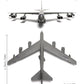 NUOTIE 1/200 Scale B-52(Stratofortress) Long-Range Subsonic Jet-Powered Strategic Bomber Diecast Military Aircraft Model Display Model Aircraft for Display Collection or Gift