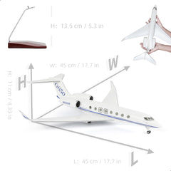 1/67 Gulfstream G650 Private Business Jet Resin Model with Stand (Large Scale)