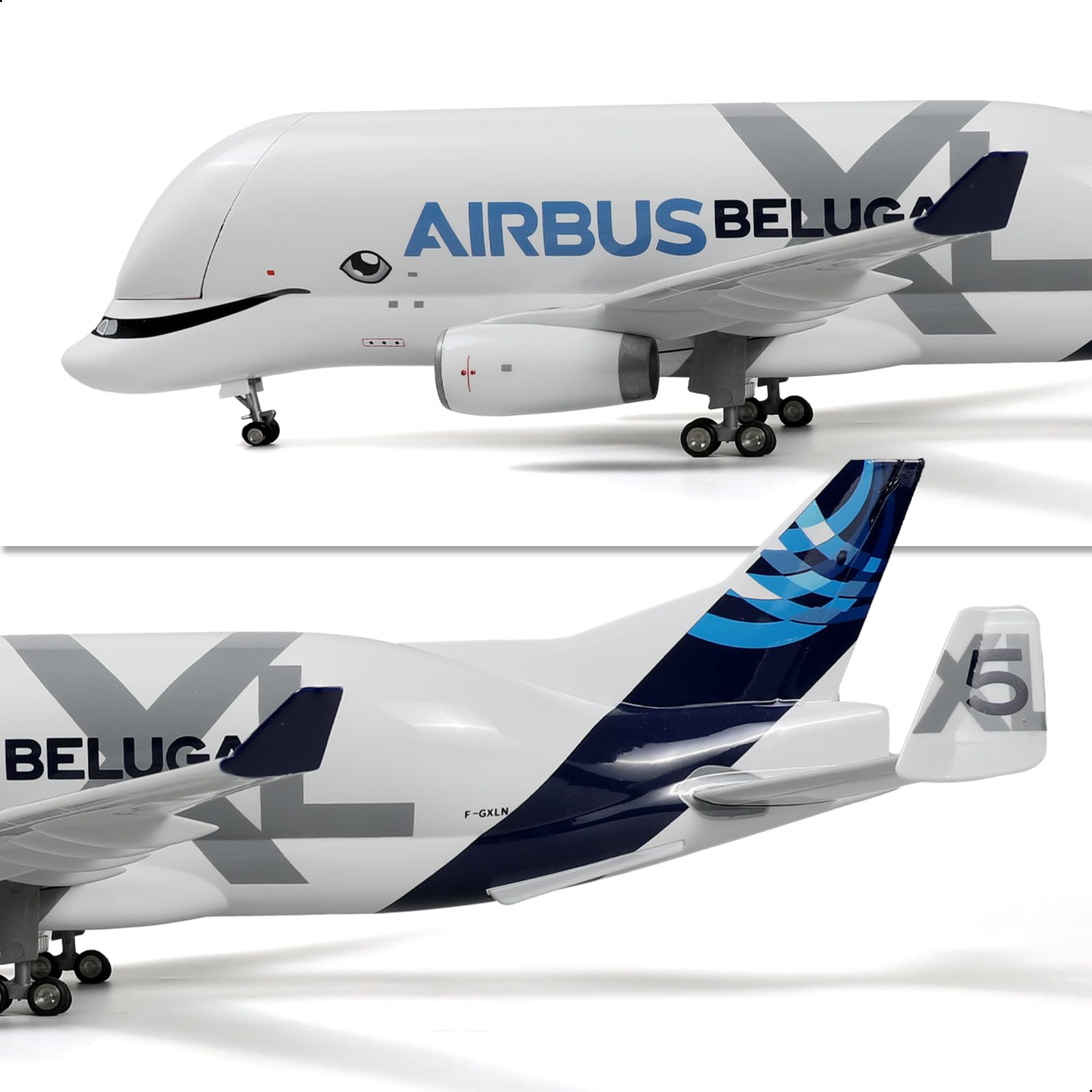 AIRBUS BELUGA 航空機モデル 1/150 大型 Airbus Beluga - Scale 1/150 - 42cm - 16.5in - Airplane Model