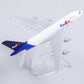1/400 A380 Model Plane for FedEx Diecast Metal Airplane Model kit for Airbus A380 (5.5-inch L) with Display Plane Stand for Adults Airplane Toy Aviation Gift or Desktop Collection