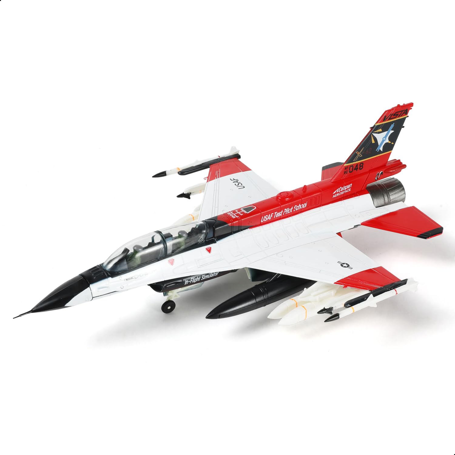 1/72 F-16D X-62 VISTA Diecast Metal Pre-Built Fighter Aircraft Model by NUOTIE