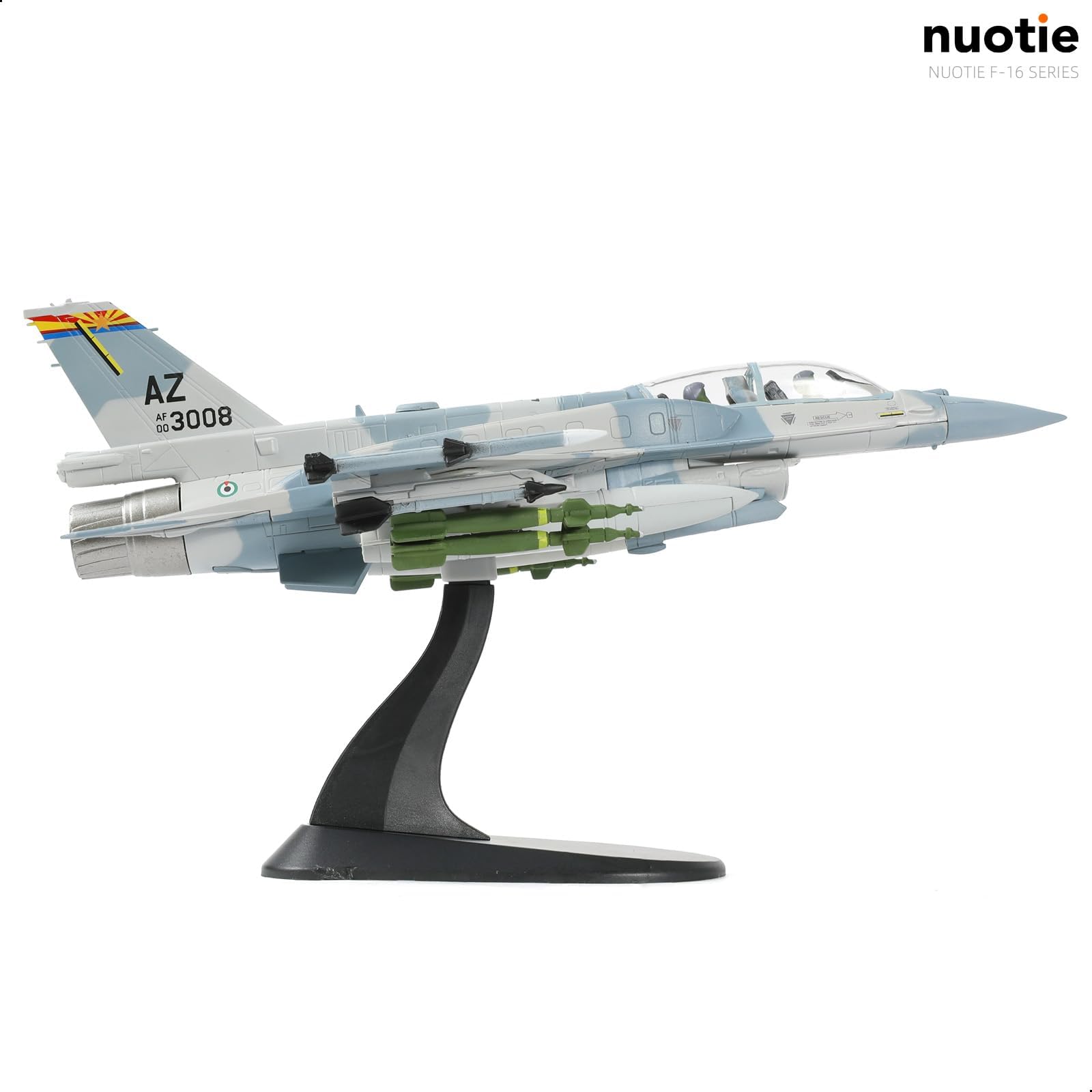 1/72 Scale F-16F Block 60 Diecast Metal Model - UAE Air Force Fighter Jet  (Old &Regular version)