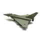 NUOTIE 1/100 Scale Aircraft Model Kit, Eurofighter Typhoon EF-2000 RAF Fighter Model Military-Themed Metal Die-cast Model Airplane, Adult Aircraft Model Kit