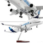 1/150 Airbus A330-743L Beluga XL5 Large Scale Diecast Airplane Model Kits with Stand | Super Transporter Beluga Aviation Enthusiasts Collect Plane Model