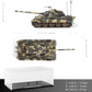 1/72 Scale Military Tank Model Finished Alloy Metal Die cast with Plastic Tank Model World War Ⅱ Army Vehicl Tank Mini 1945 Tiger Model Gift Collection Ideal for Military Fans (Hultgen 1945)