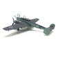 NUOTIE BF-110 G4 Jagdbomber 1:100 Fighter Model Night Fighter Alloy Airplane Model Military Display Collectibles and Gift Ideas for Aircraft Model Lovers.