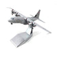 NUOTIE C-130 Hercules 1/200 Scale Diecast Metal Transport Model Kits Pre-Build Replica Military for Display Collection or Gift