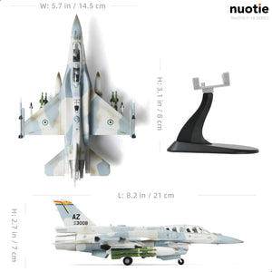 1/72 F-16F Block 60 Fighter Model UAE Paint (Old &Regular version) Prefabricated Jet Fighter Aircraft Model Alloy Metal Die-cast Aircraft Model with Display Stand Collection Gift