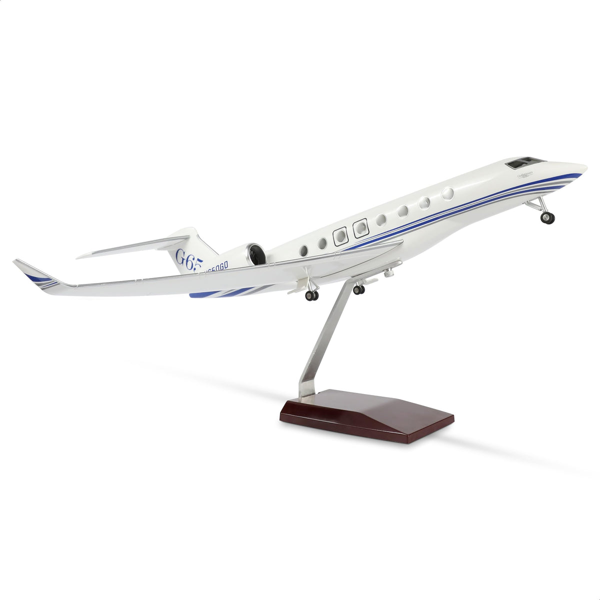 1/67 Gulfstream G650 Private Business Jet Resin Model with Stand (Large Scale)