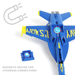 1/72 F/A-18F Hornet Blue Angels Flight Demonstration Squadron Metal Model by NUOTIE