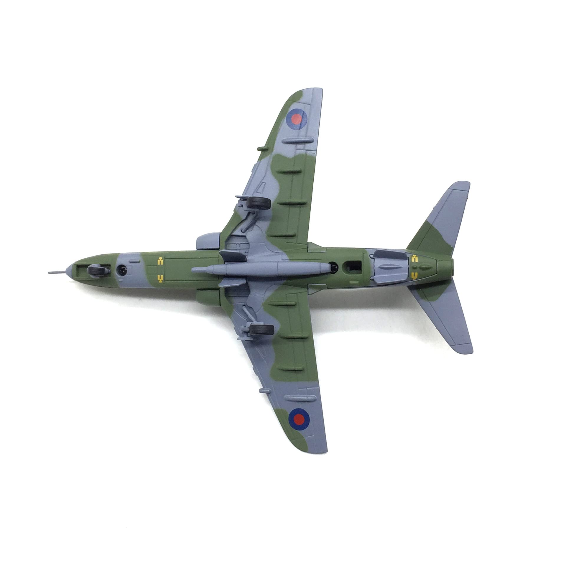 NUOTIE Escala 1/100 BAE Systems Hawk Royal Air Force Modelo de avión de entrenamiento Modelo de avión fundido a presión de metal Colecciones y regalos militares