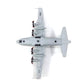 NUOTIE C-130 Hercules 1/200 Scale Diecast Metal Transport Model Kits Pre-Build Replica Military for Display Collection or Gift