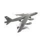 NUOTIE 1/200 Scale B-52(Stratofortress) Long-Range Subsonic Jet-Powered Strategic Bomber Diecast Military Aircraft Model Display Model Aircraft for Display Collection or Gift