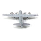 NUOTIE C-130 Hercules 1/200 Scale Diecast Metal Transport Model Kits Pre-Build Replica Military for Display Collection or Gift