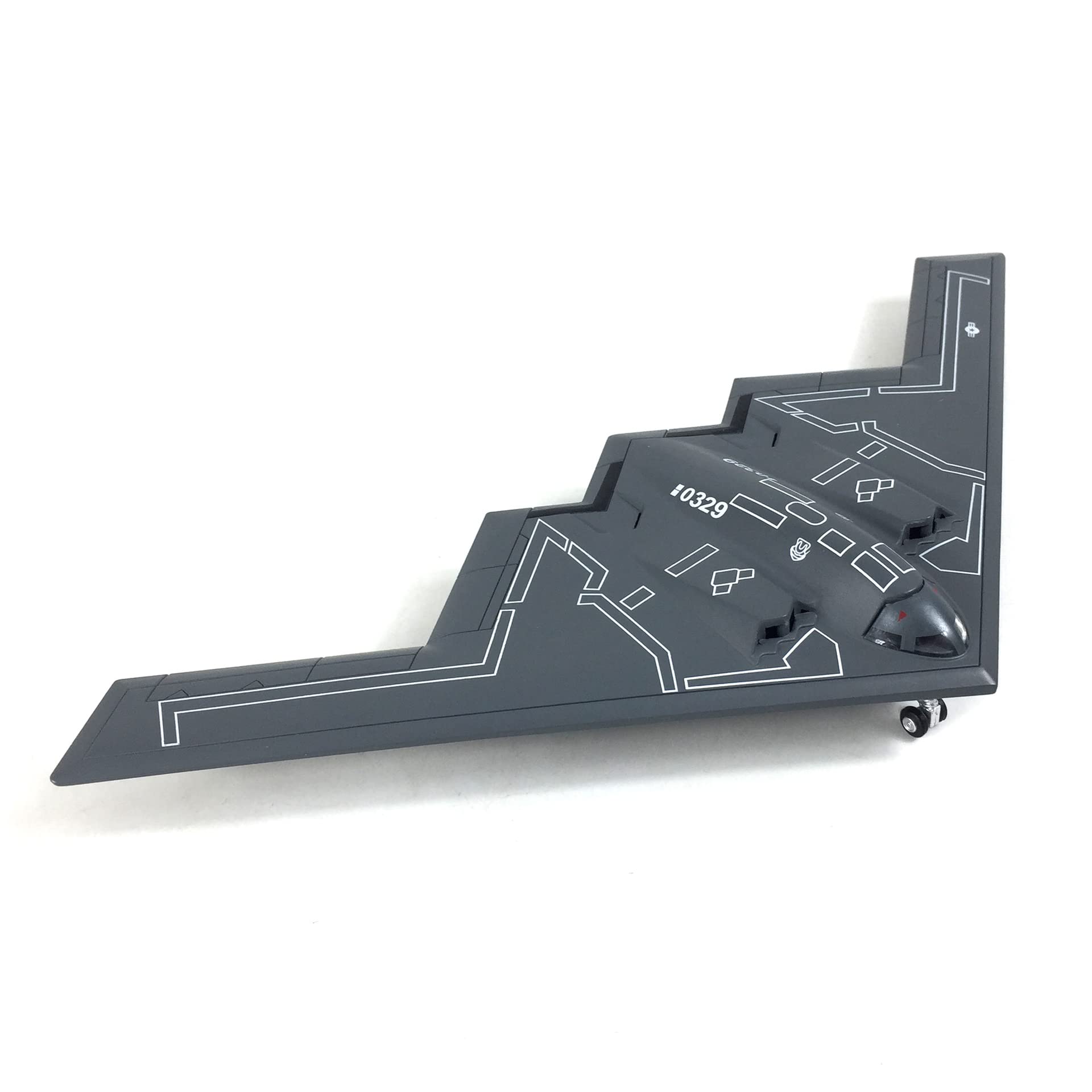 USAF B-2A Spirit Stealth Bomber With AGM-158 Missile Model Collect -UA72214 USAF B-2A Spirit Stealth Bomber With AGM-158 Missile Model Collect -UA72214