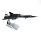 NUOTIE 1/144 SR-71 Blackbird Diecast Metal Aircraft Model Kit Pre-Build Replica Military for Display Collection or Gift