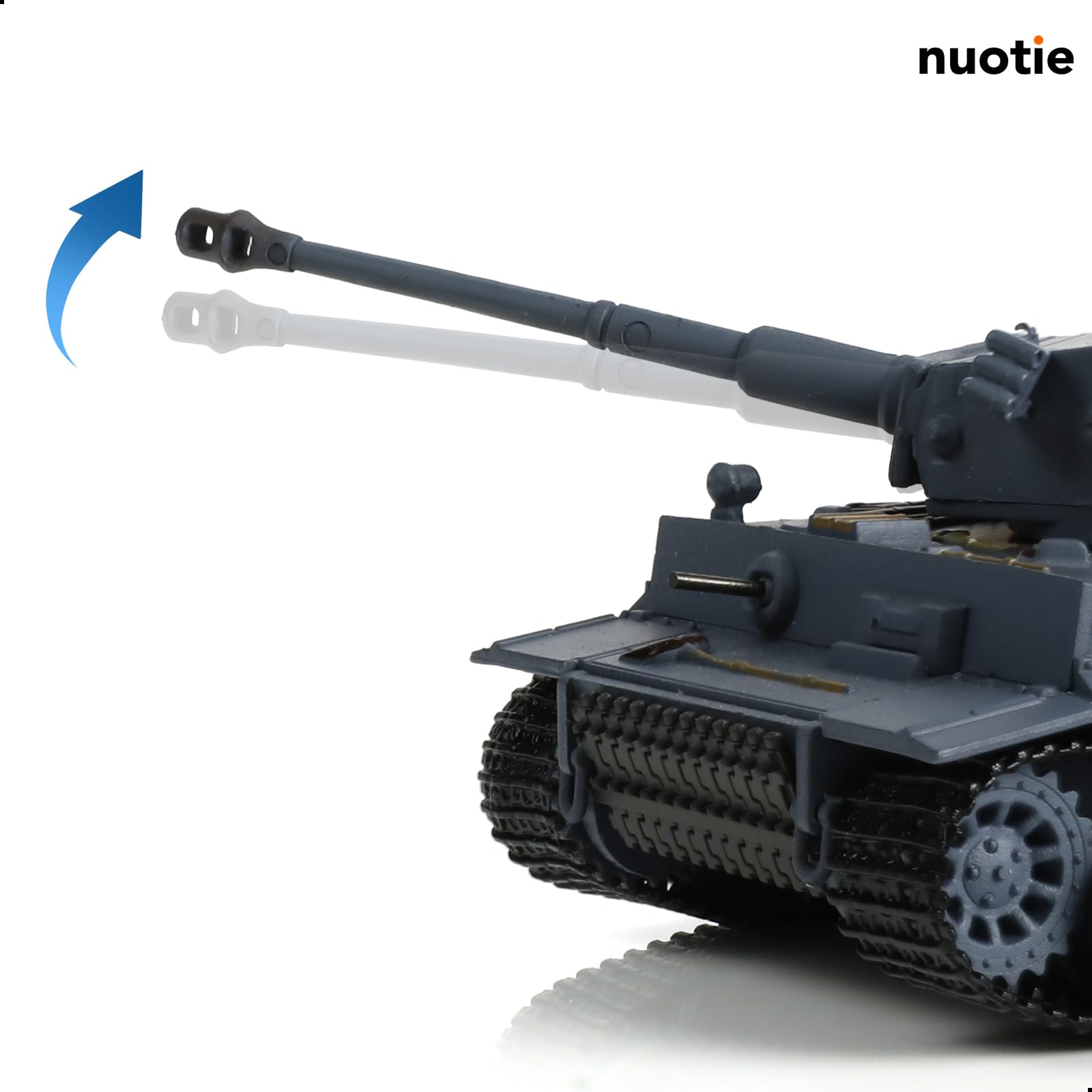 1/72 Die-cast WWII German Tiger I Military Heavy Tank Scale Model