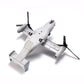 NUOTIE 1/72 Scale V-22 Osprey Model kit Foldable Aircraft Metal Plane US Navy