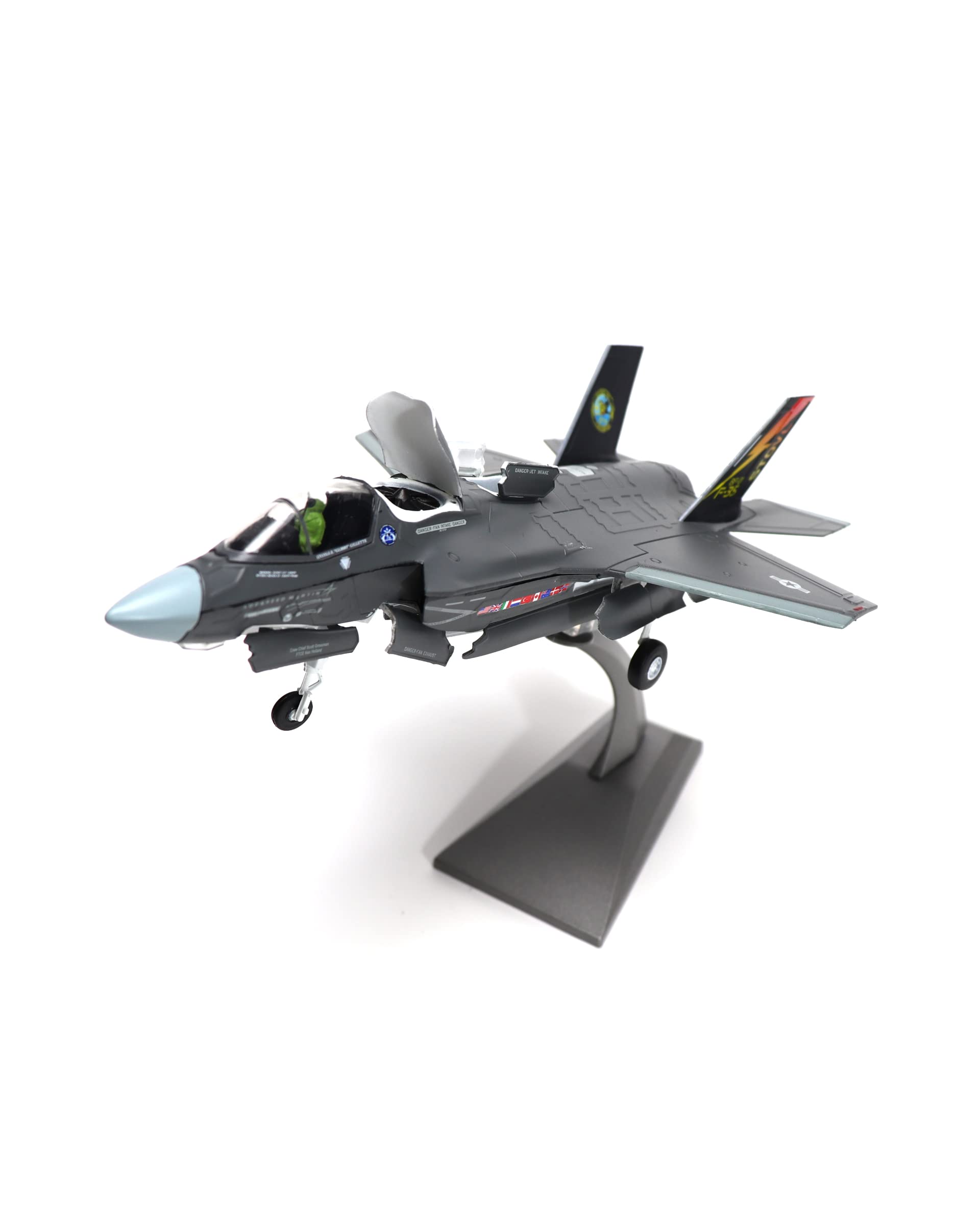 1/72 F-35B Lightning II Diecast Metal Model - US Marine Corps STOVL Stealth Fighter Jet with Stand