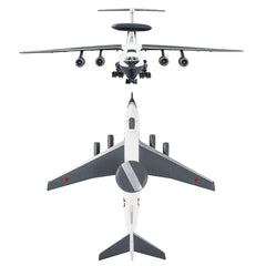 1/200 Soviet A-50 AWACS Diecast Metal Model - "Workhorse" Radar Aircraft with Stand by NUOTIE