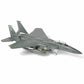 NUOTIE Model F-15E Strike Eagle diecast model aircraft in green, front view with missiles