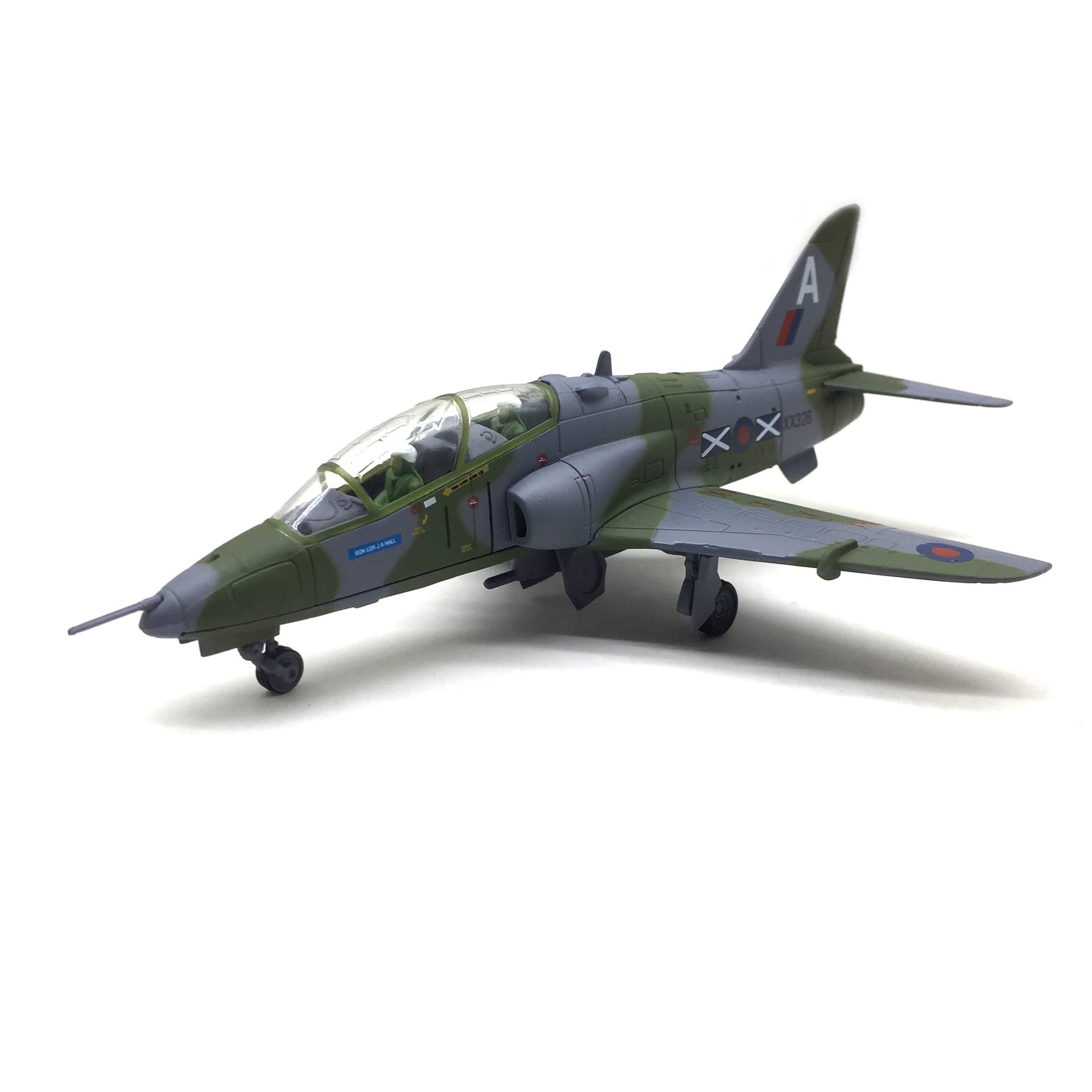 NUOTIE Escala 1/100 BAE Systems Hawk Royal Air Force Modelo de avión de entrenamiento Modelo de avión fundido a presión de metal Colecciones y regalos militares