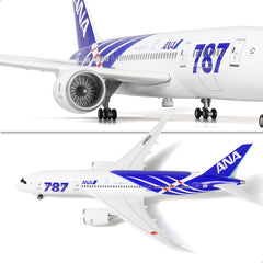 1/160 Boeing 787-8 ANA All Nippon Airways Finished Desktop Airplane Model with Stand