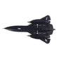 NUOTIE 1/144 SR-71 Blackbird Diecast Metal Aircraft Model Kit Pre-Build Replica Military for Display Collection or Gift