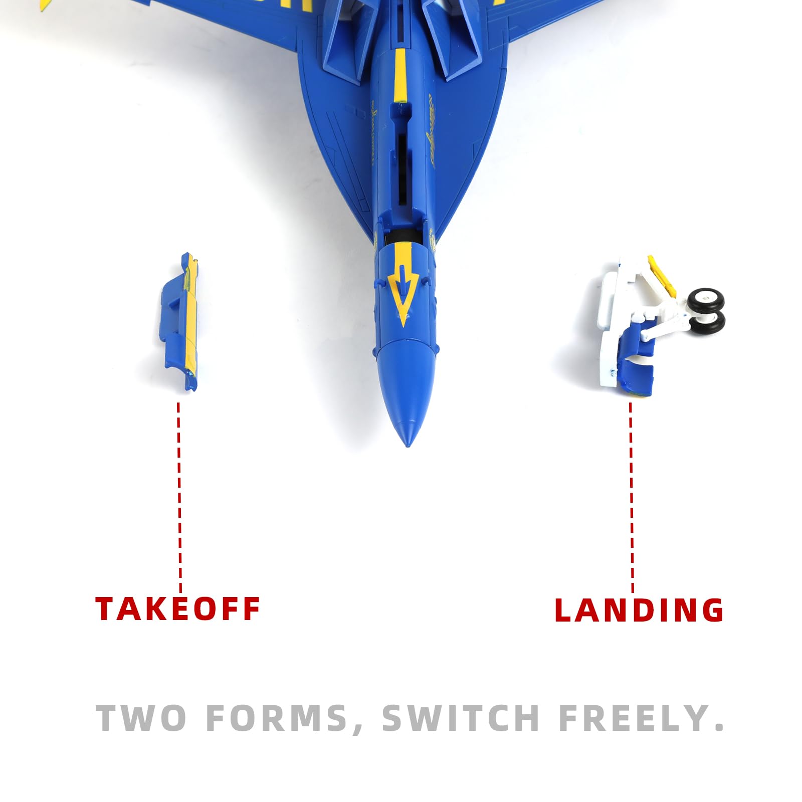 1/72 F/A-18F Hornet Blue Angels Flight Demonstration Squadron Metal Model by NUOTIE
