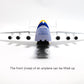 NUOTIE AN-225 Mriya 1:200 Scale Model Aircraft Kit, 17.3 inch Ukraine Painted Metal Die-cast Transport Aircraft Model with Display Stand Adult Airplane Model Kits Gift