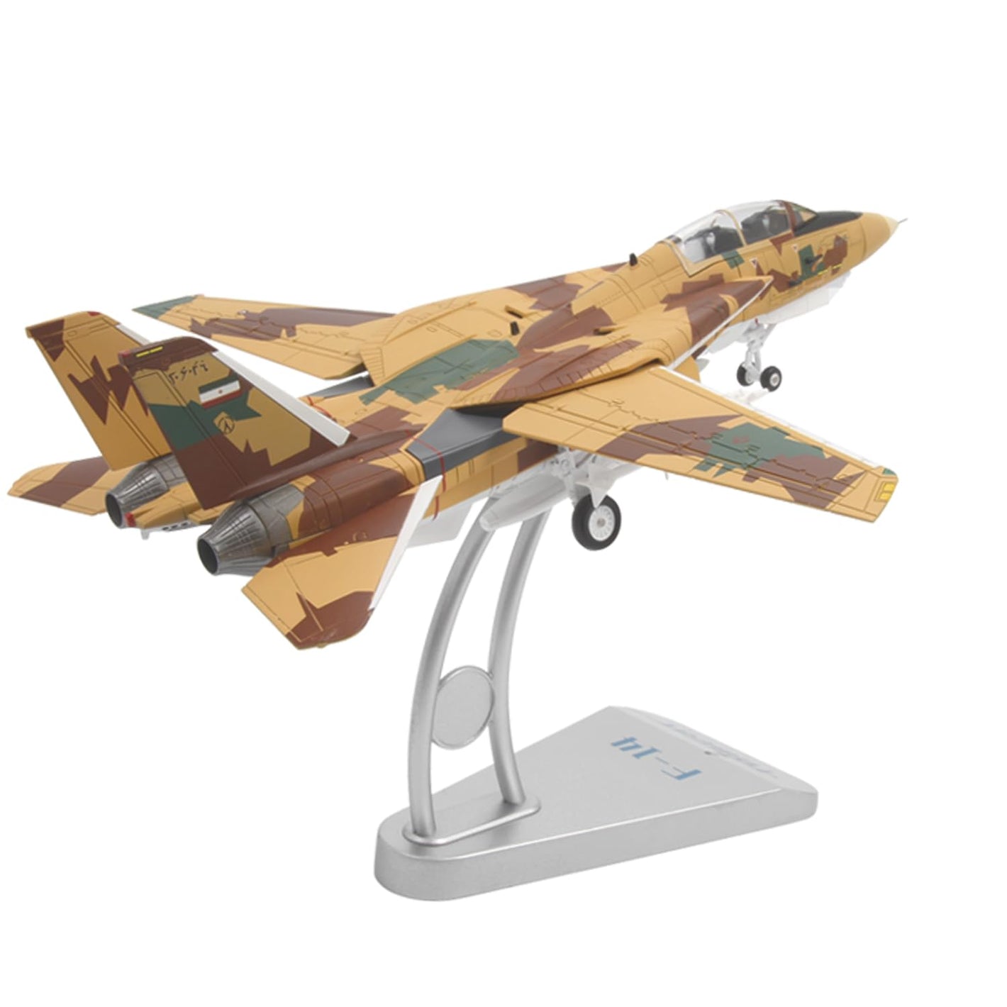 NUOTIE 1/72 IRIAF F-14 Tomcat Model, Solid Diecast Metal Iran Camo Fighter