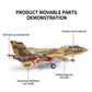 NUOTIE 1/72 IRIAF F-14 Tomcat Model, Solid Diecast Metal Iran Camo Fighter