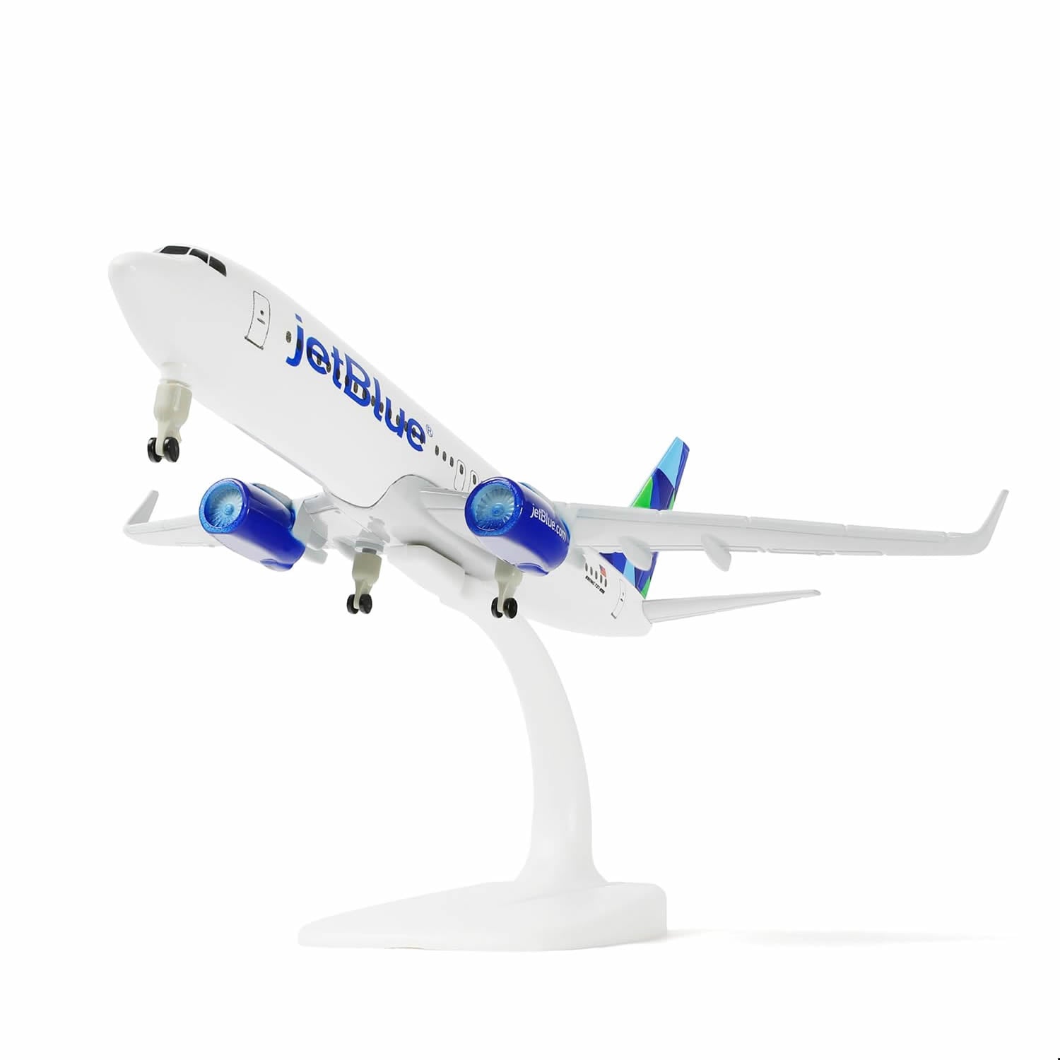 1/300 JetBlue Boeing 737 Diecast Airliner Model | Finished Metal Aviation Display with Stand